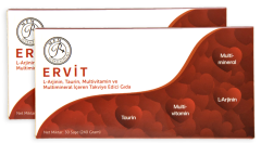MFM Ervit - 30 Saşe (L-Arjinin, Taurin, Multivitamin ve Multimineral İçeren Takviye Edici Gıda)