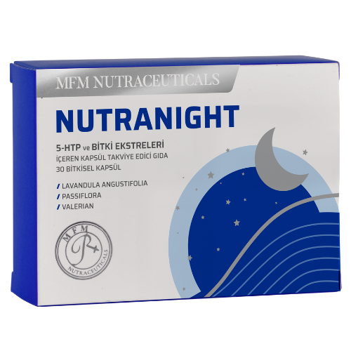MFM Nutranight 5-HTP ve Bitki Ekstreleri İçeren 30 Bitkisel Kapsül
