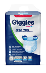 Giggles Emici Külot 120 - 160 cm Extra Büyük Boy 30 Adet