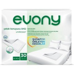 Evony Hasta Alt Serme Bezi 60*90 Cm - 30 Adet X 4 Paket  (120 Adet)