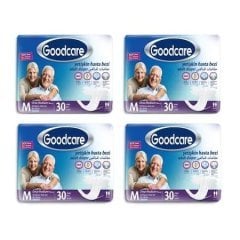 Goodcare Belbantlı Yetişkin Hasta Bezi Medium  (Orta Boy) 30 Adet x 4 Paket (120 Adet)