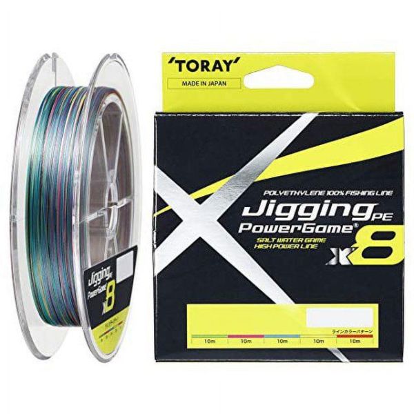 Toray Jigging PE Power Game X8 300mt 1.2PE/8,2kg/0,16mm