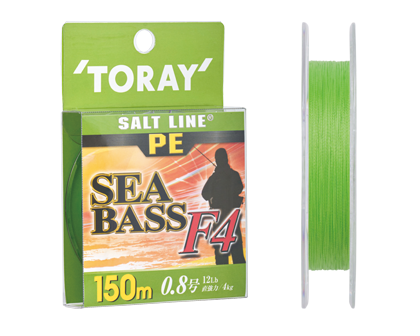 Toray Salt Line Seabass F4 150mt 1.2PE/6kg/0.16mm