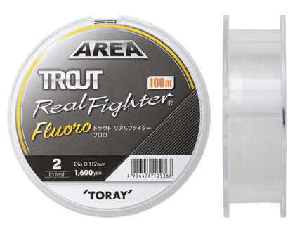 Toray Trout Real Fighter Fluorocarbon 100mt 1,5LB/0,690kg/0,104mm
