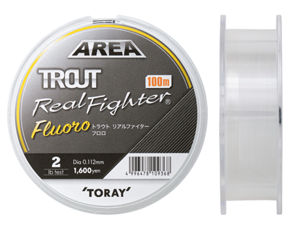 Toray Trout Real Fighter Fluorocarbon 100mt 2LB/0.907kg/0,112mm