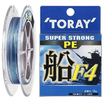 Toray Super Strong PE Fune F4 150mt 1PE/5kg/0.13mm