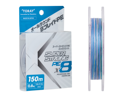 Toray Super Strong PE X8 150mt 0,8PE / 6.1kg / 0.153mm