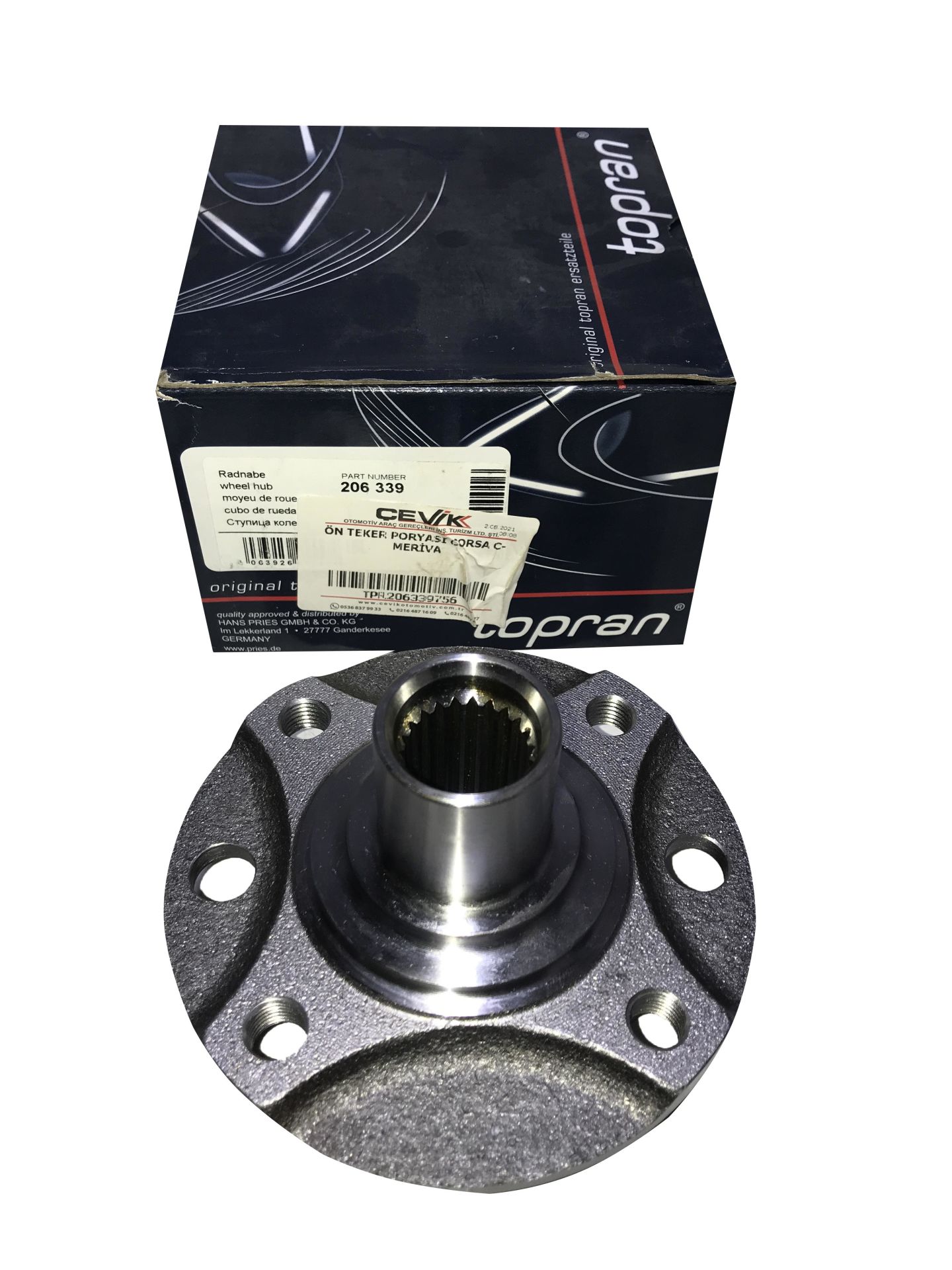 ÖN TEKER PORYASI / CORSA C-COMBO / 206339756
