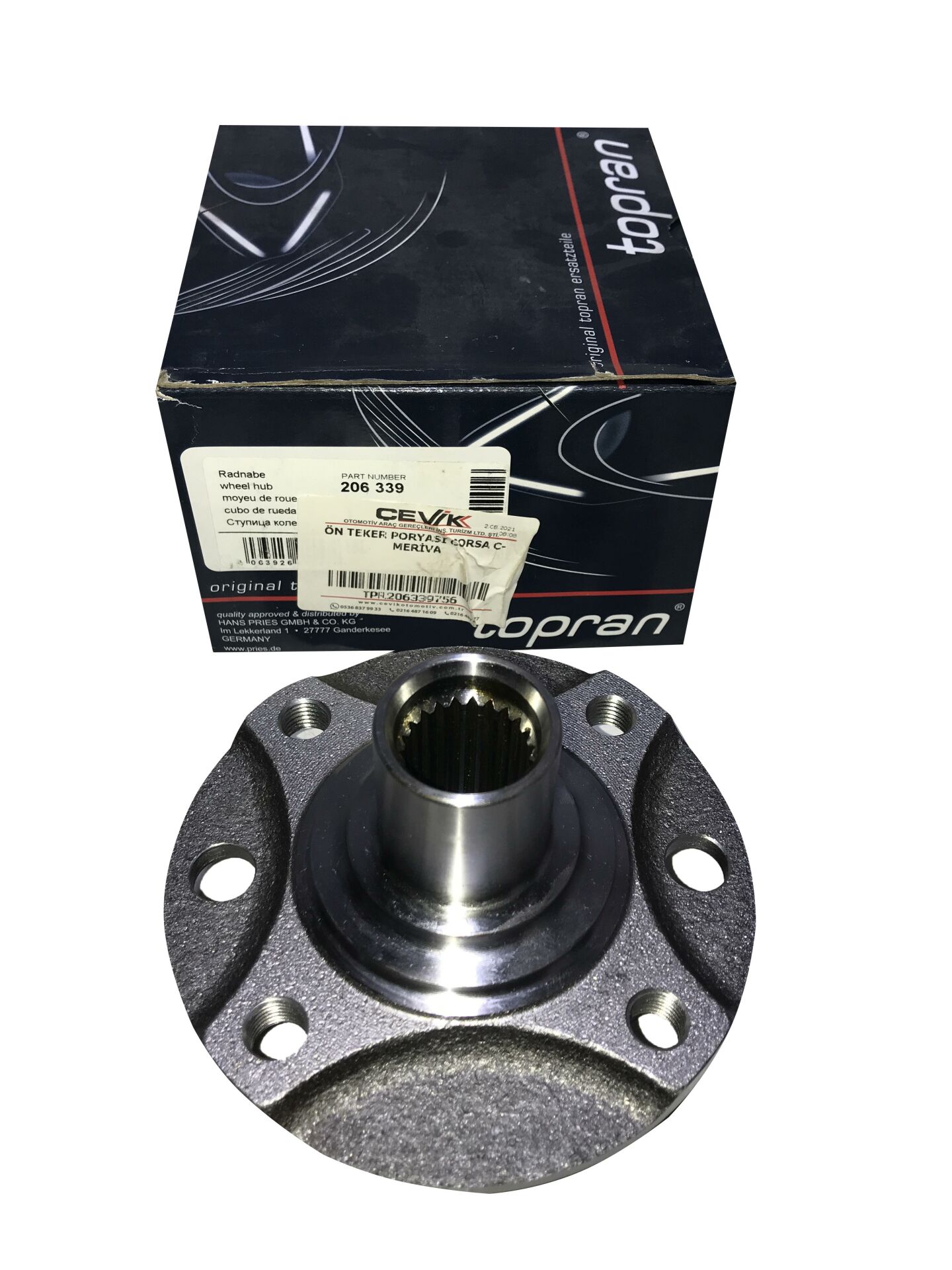ÖN TEKER PORYASI / CORSA C-COMBO / 206339756