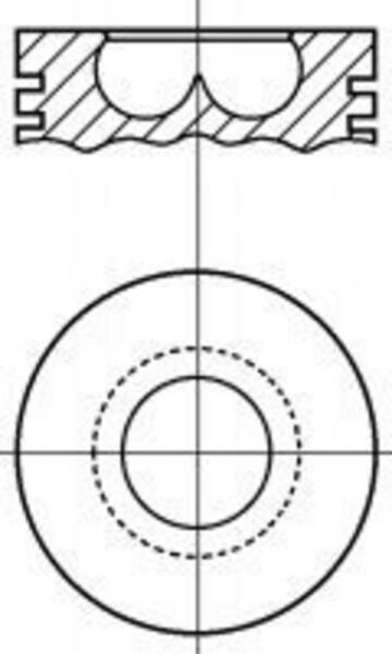 PİSTON 80.50MM / BMW E36-E34-E39-E38- RANGE ROVER 2,5 / 186592093-8711980000-94347620