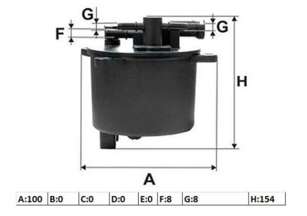 YAKIT FILTRESI / PEUGEOT 407-508-607 - FREELANDER / -12305