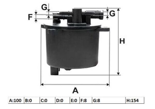 YAKIT FILTRESI / PEUGEOT 407-508-607 - FREELANDER / -12305