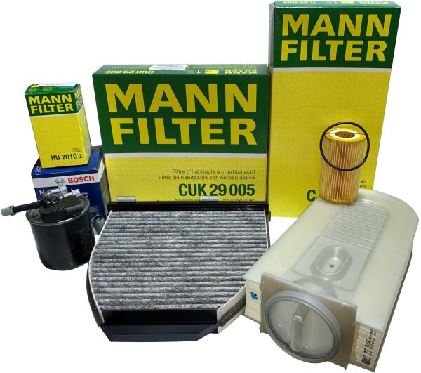 MERCEDES W204 C220 CDI 651 MOTOR (2007-2013) MANN BAKIM SETİ