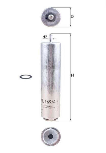 YAKIT FİLTRESİ BMW-M47N2-N47-M57-N57-E81-E82-E87-E90-E92-E93-E60-E61-F10-F11-F12-E83-E70-F15-E71-F16