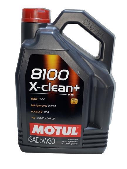 MOTUL 8100 X-CLEAN+ 5W30 5LT PARTÜKÜLLÜ