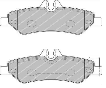 ARKA FREN BALATA TEK TEKER / SPRINTER - CRAFTER 06> / 2E0698451 - FVR1780