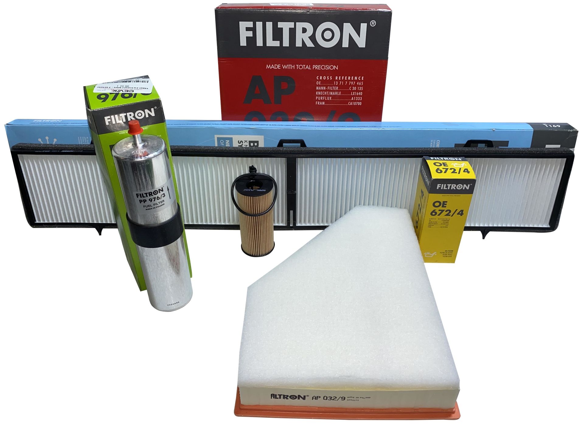 BMW E90 3.20d  N47 MOTOR  184 HP FİLTRON BAKIM SETİ