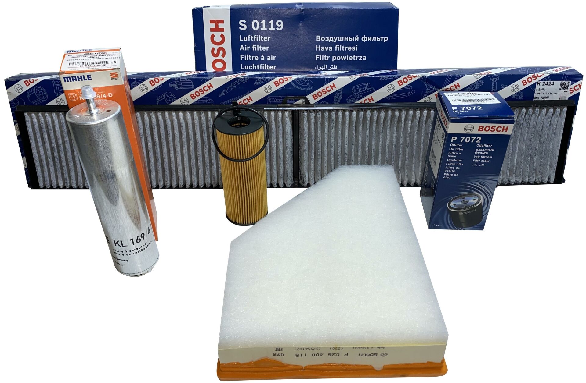 BMW E90 3.20d 177 HP 2010 SONRASI BOSCH PERİYODİK BAKIM SETİ