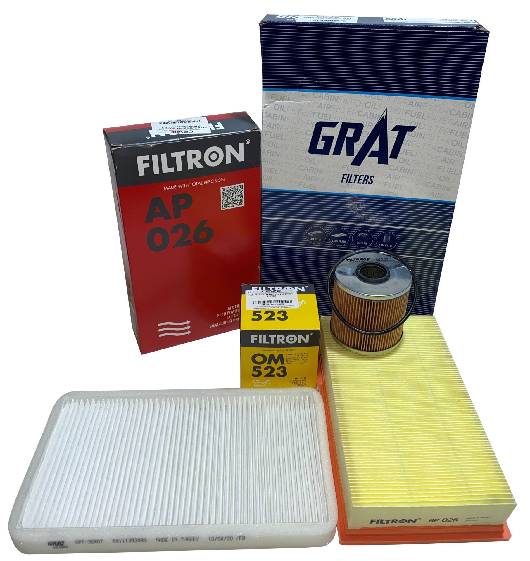 BMW E36 3.16i M40 MOTOR FİLTRON PERİYODİK BAKIM SETİ