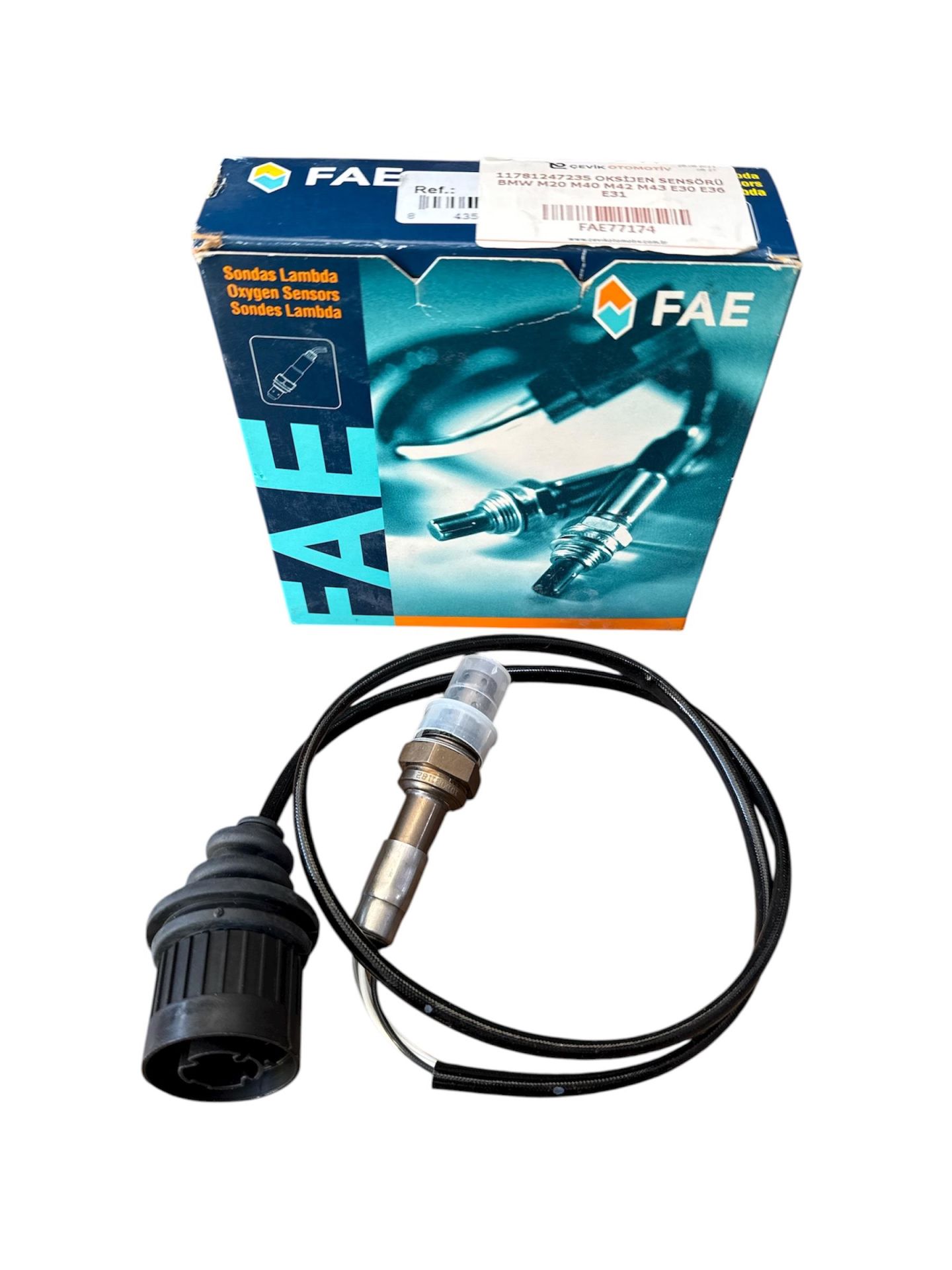 OKSİJEN SENSÖRÜ / BMW M20-M40-M42-M43-E30-E36-E31-E32 / FAE77174-11781247235