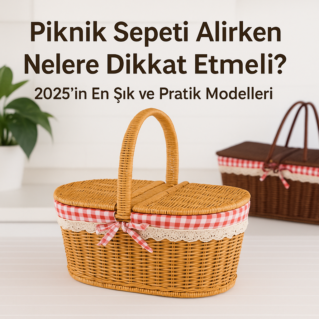 Piknik Sepeti Seçerken Nelere Dikkat Edilmeli? 2025’in En Şık ve Pratik Modelleri
