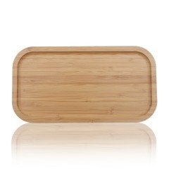 Vadi Bambu Sunum ve Servis Tabağı 30x16 cm – Doğal Şık Tepsi Tabak Modeli