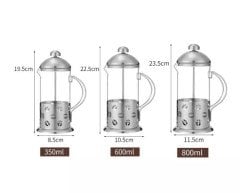 Lüx Bitki Çayı Demleme Demliği 350 ml Çay Potu - French Press