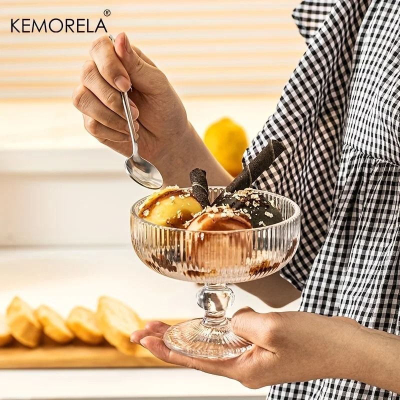 Lucca 4’lü Çerezlik Cam Sunum Kasesi 260 ml