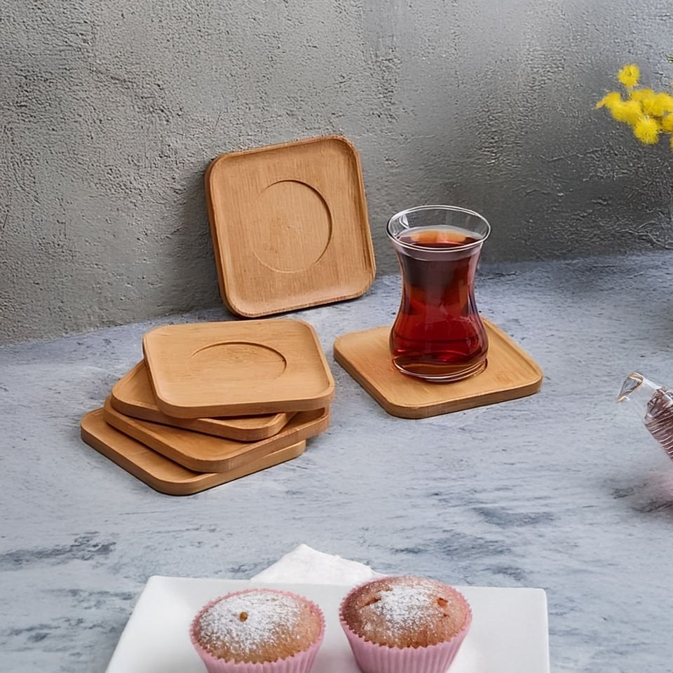 BAMBU ÇAY TABAGI KARE