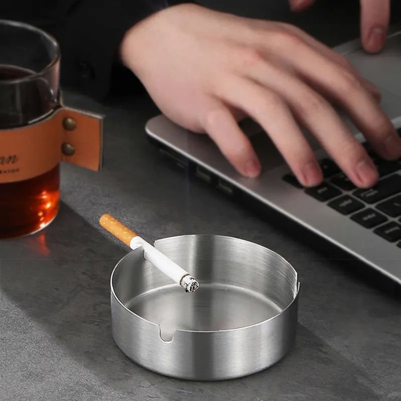 Büyük Boy Yuvarlak Paslanmaz Çelik 12 Cm Gümüş