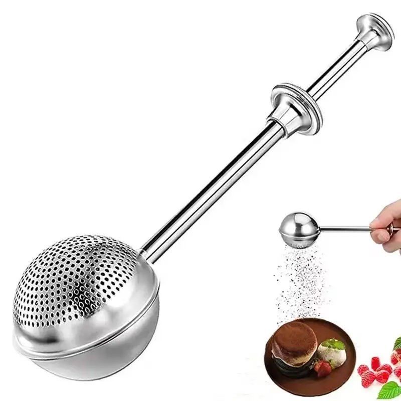 Paslanmaz Çelik Demlik Çay Süzgeci Bitki Çayı Süzgeci Çay Kahve Demleme Basmalı Çay Süzgeci