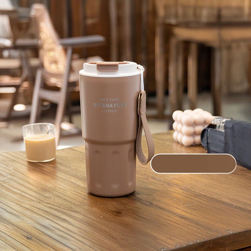 Sırdırmaz Kapaklı Paslanmaz Çelik Isı Yalırımlı Termos Ofis Kupa 600 ml