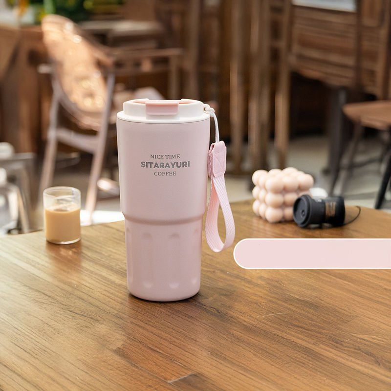 Sırdırmaz Kapaklı Paslanmaz Çelik Isı Yalırımlı Termos Ofis Kupa 600 ml