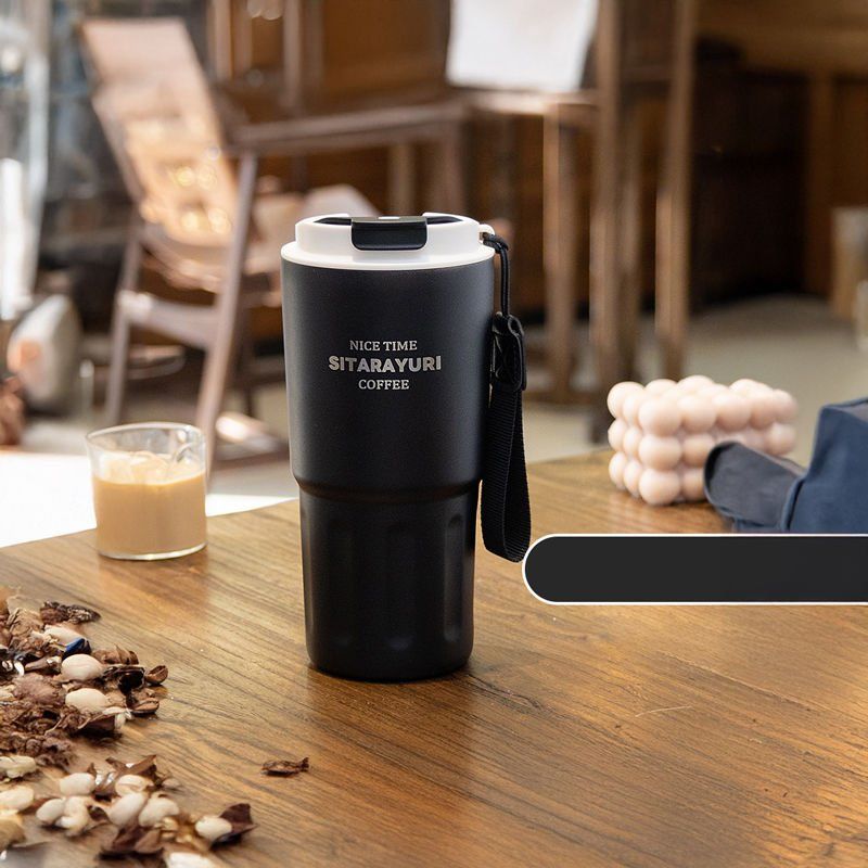 Sırdırmaz Kapaklı Paslanmaz Çelik Isı Yalırımlı Termos Ofis Kupa 600 ml