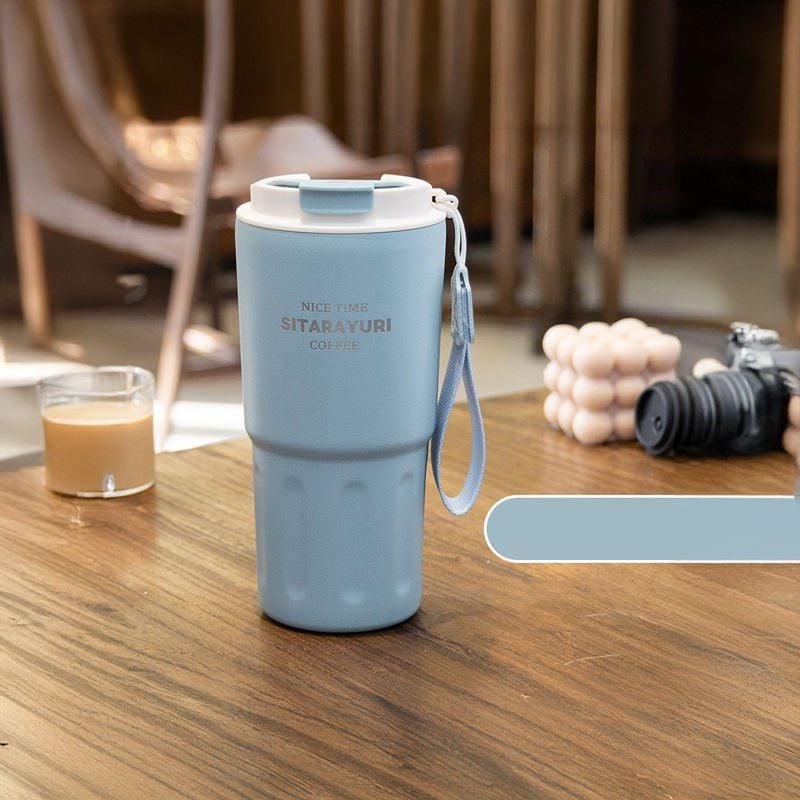 Sırdırmaz Kapaklı Paslanmaz Çelik Isı Yalırımlı Termos Ofis Kupa 600 ml