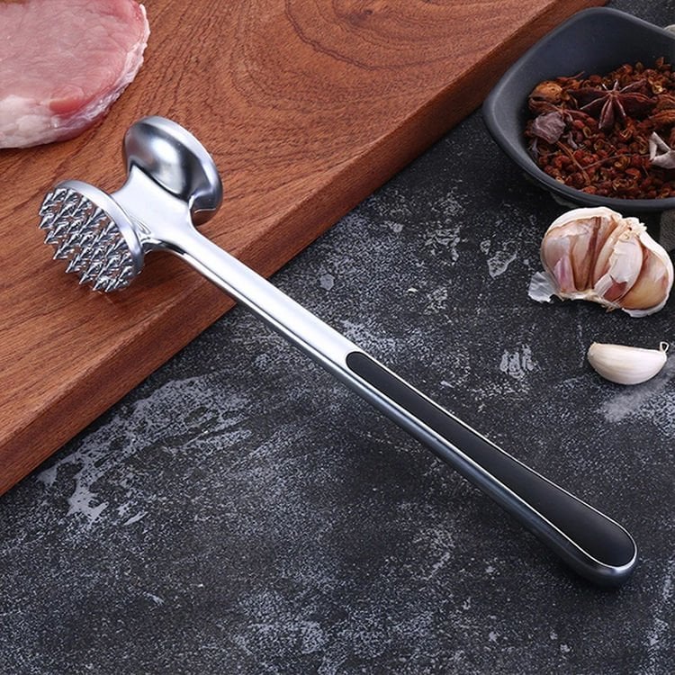 Çift Taraflı Metal Et Dövücü –  Kasap Tokmağı Yumuşatıcı Aparat