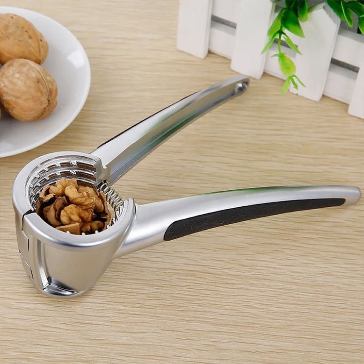 Metal Ceviz Kıracağı - Ergonomik Saplı Dayanıklı Fındık Badem Kırma Aparatı