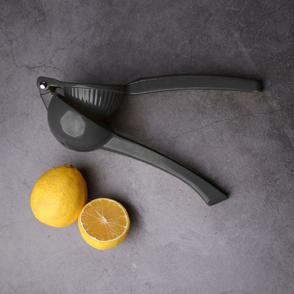 Metal Limon Sıkacağı - Ergonomik Saplı Elde Kullanım Pratik Narenciye Presi