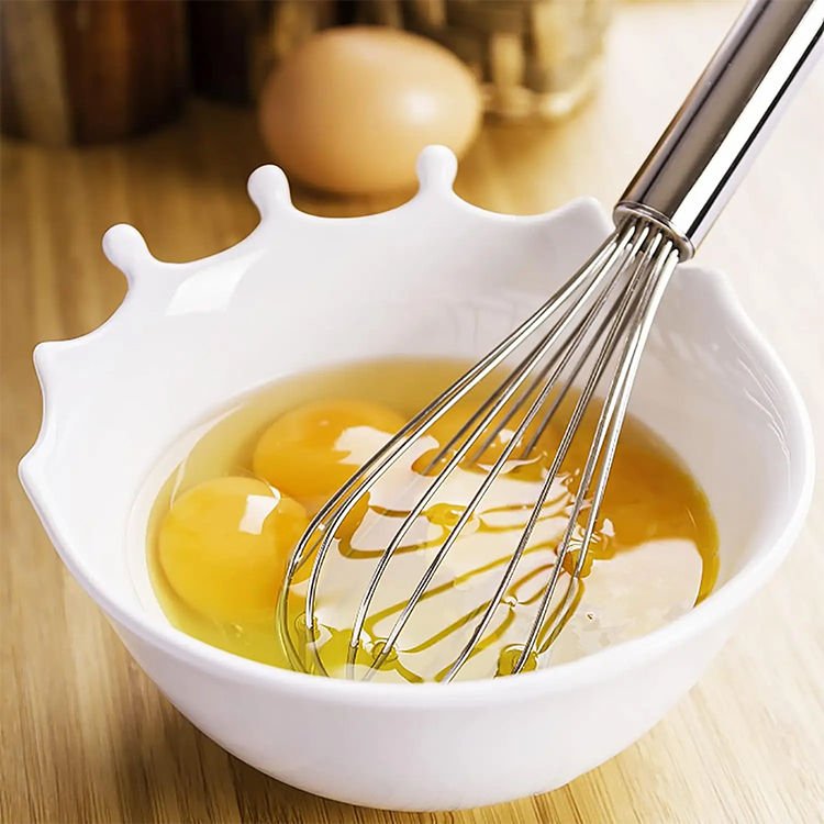 Paslanmaz Çelik Yumurtalık Sos Krema Çırpıcı Sos Karıştırıcı 30 cm