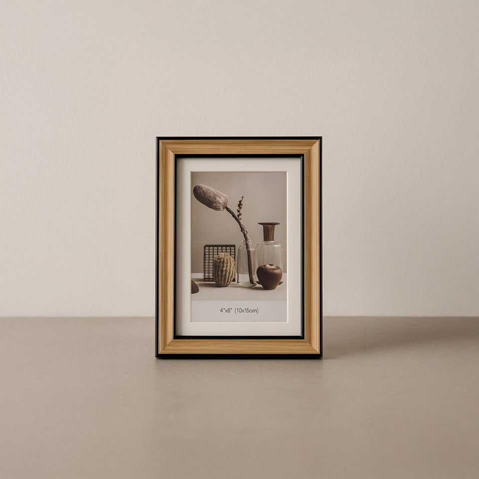 Mira Ahşap Çerçeve 20x25 cm – Sertifika, Diploma, Belge ve Fotoğraf için Dekoratif Çerçeve