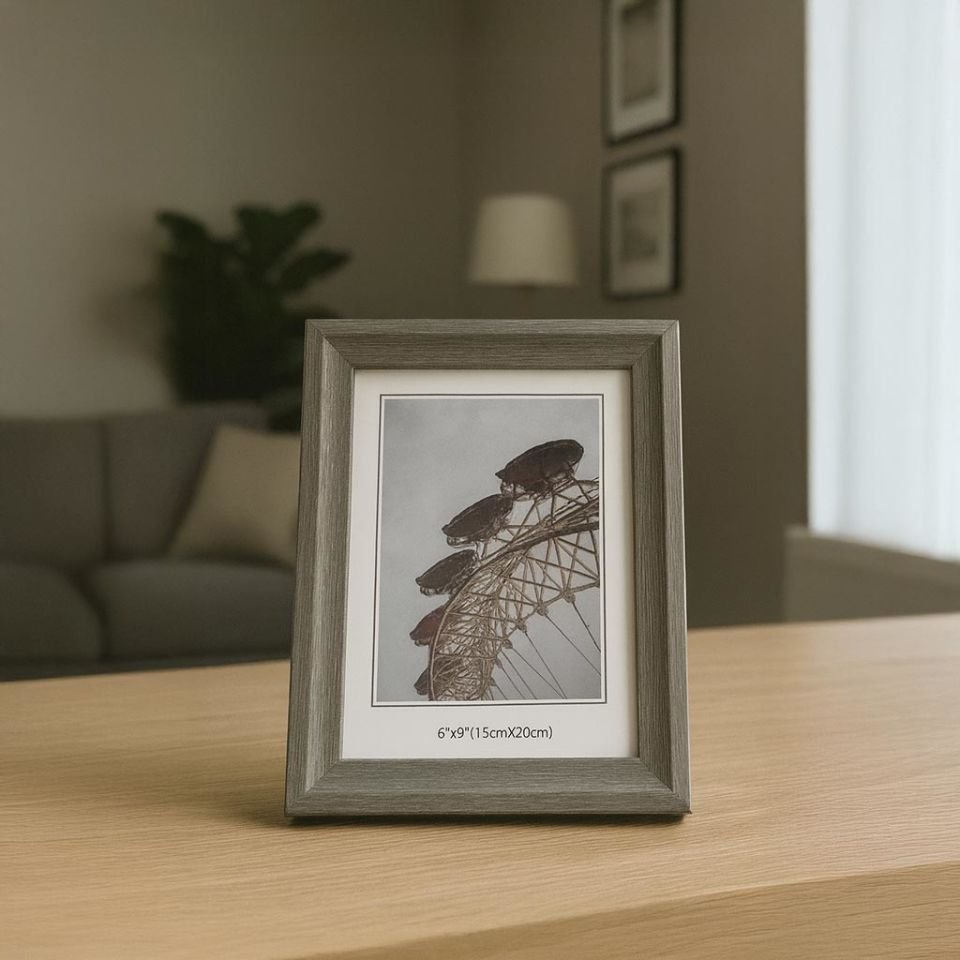 Mira Ahşap Çerçeve 10x15 cm – Sertifika, Diploma, Belge ve Fotoğraf için Dekoratif Çerçeve