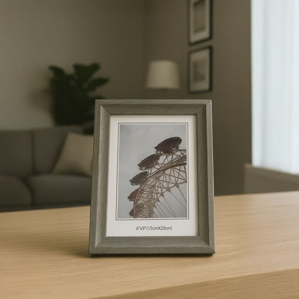 Mira Ahşap Çerçeve 10x15 cm – Sertifika, Diploma, Belge ve Fotoğraf için Dekoratif Çerçeve