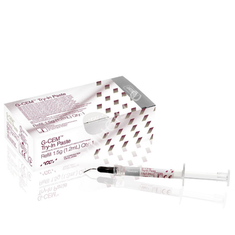 GC G-CEM Try-in paste, syringe 1.2ml