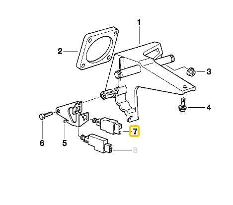 BMW FEBİ FREN PEDAL MÜŞÜRÜ 61318360420 - 61311378207