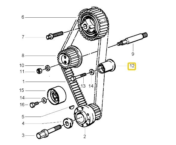 BMW E30 E34 VE E36 M40 MOTOR WENDER TRİGER RULMANI 11311708806