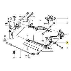 BMW E36 E46 VE X3 UUMLU DK ARKA SALINCAK BURCU 33326770786