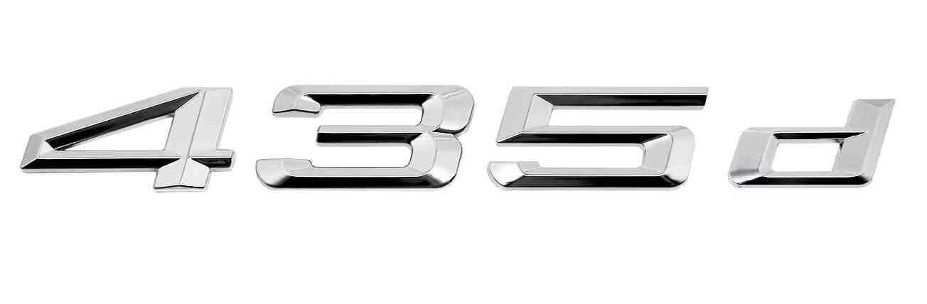 BMW 435d BAGAJ YAZISI LOGO AMBLEM