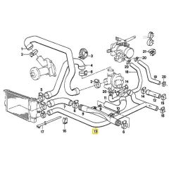 BMW E34 M20 MOTOR SU HORTUMU 11531720524