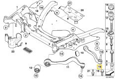 BMW E60 AYD ÖN ROTİLLİ KOL SAĞ ALT 31126760182