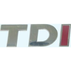 VW TDI YENİ MODEL TEK KIRMIZI BAGAJ YAZISI LOGO ŞİLT 5K0853675AP